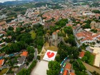 Панорама города Гимарайнш (Португалия)