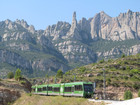 Испания, гора Монсеррат, пик "Толстый палец" и поезд "Кремальера"
